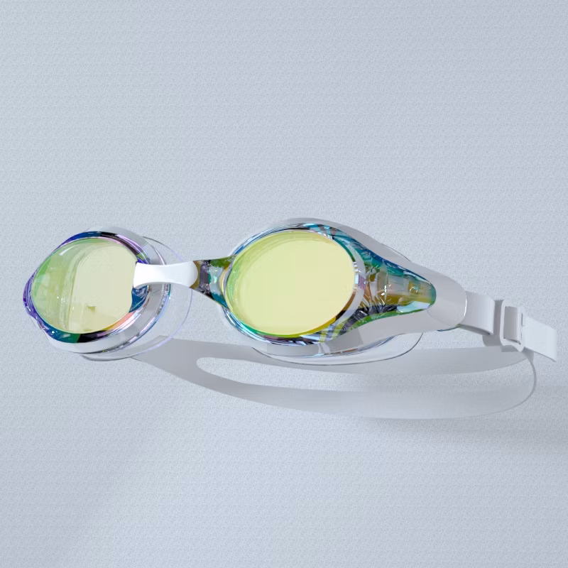 Gloffie Adult Men Women Youth with Soft Silicone Gasket Anti-Fog Swim Goggles