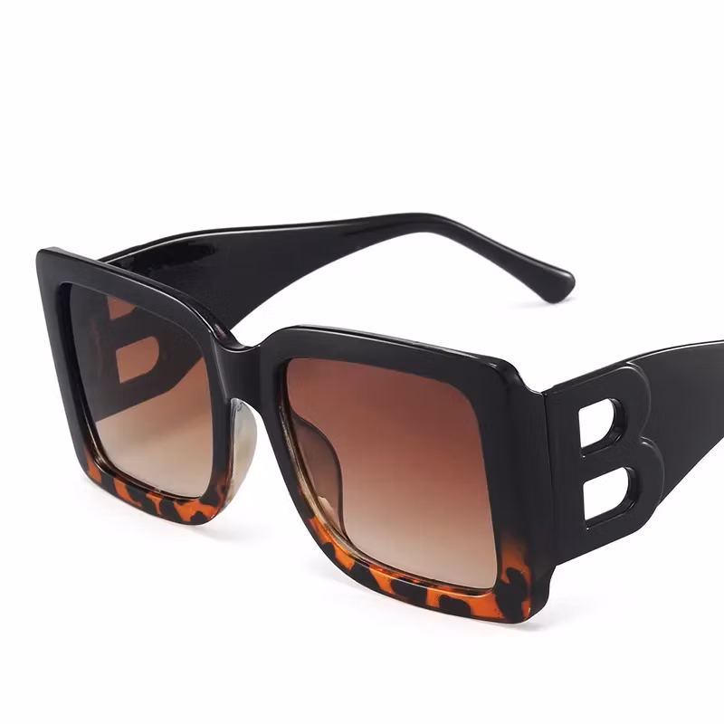 New Modern Sunglasses Women Big Frame Square Sun Glasses Shades Sunglasses