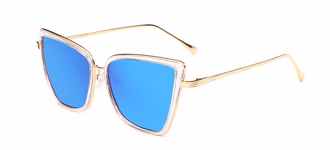 Cat Eye Lady&prime;s Fashion Sunglasses Hot Selling Women&prime;s Summer Glasses Beach Glasses (MOD. 1008)