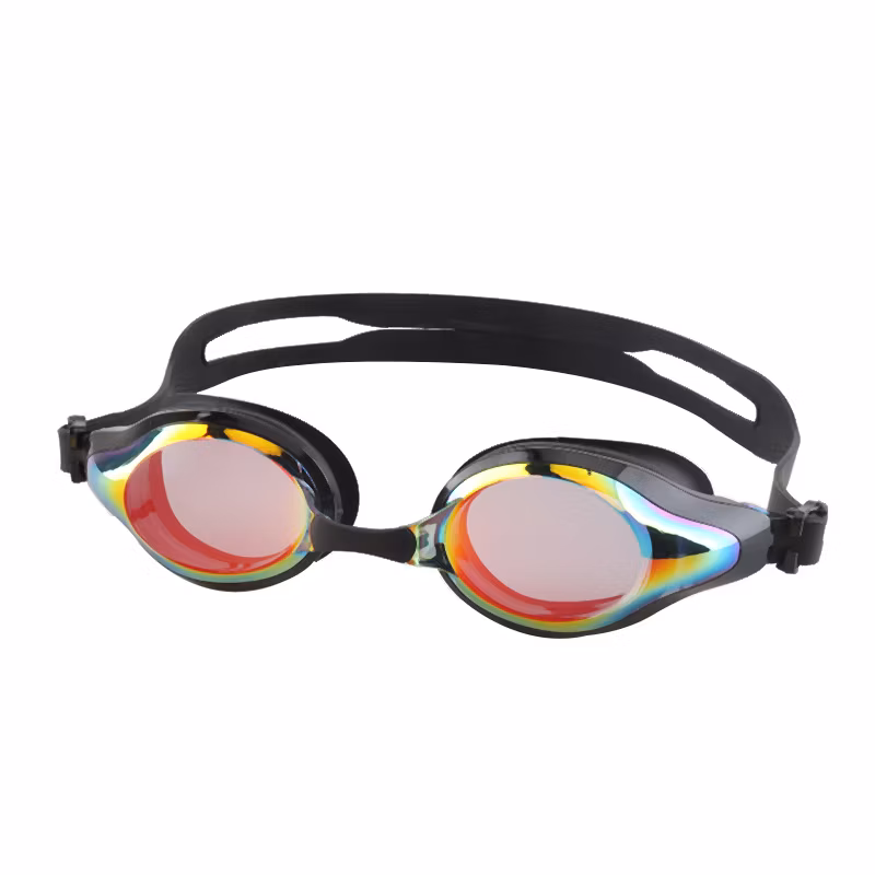 Gloffie Adult Men Women Youth with Soft Silicone Gasket Anti-Fog Swim Goggles