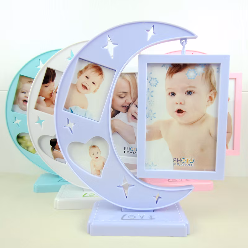Wholesale Custom Newborn Baby Photo Frame Soft Colors for Kids Gift Multiple Styles Are Available Picture Frame Set Children Frame Photo