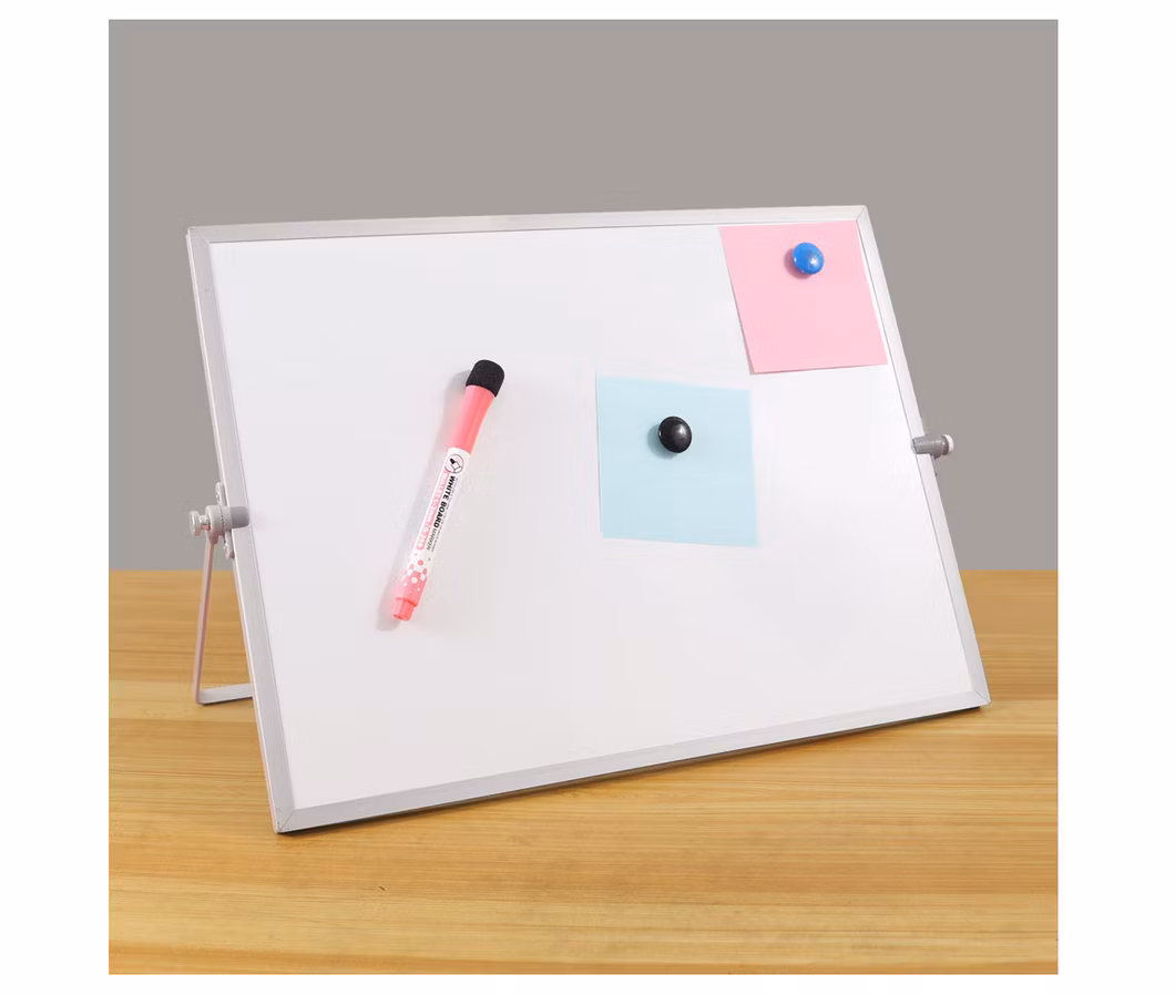 Foska New Product Aluminum Frame Kids and Office Desktop Magnetic White Board