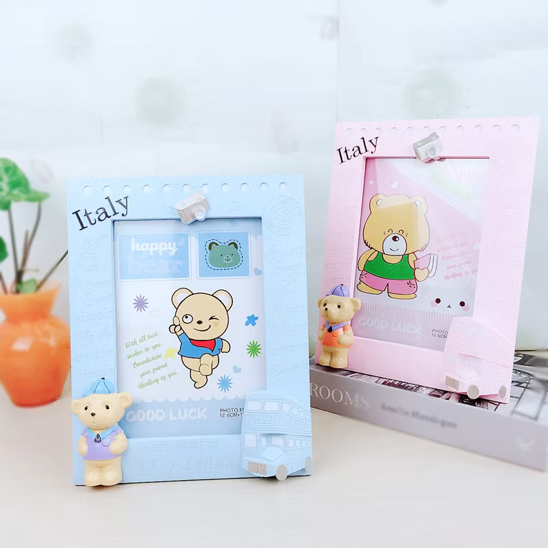 Wholesale Custom Newborn Baby Photo Frame Soft Colors for Kids Gift Multiple Styles Are Available Picture Frame Set Children Frame Photo