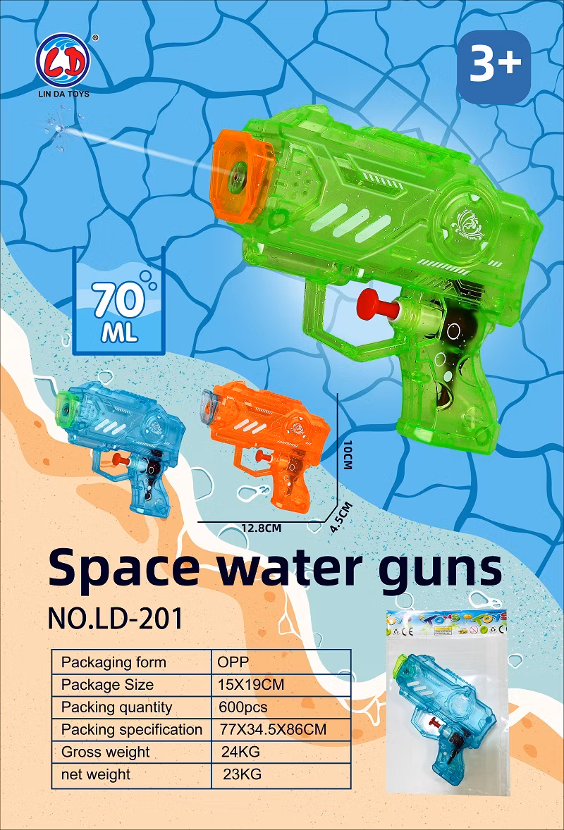 2024 High Quality Kids Outdoor Shooting Game Toys 2 Style Colorful Plastic Mini Summer Beach Water Gun Toys for Children Gift