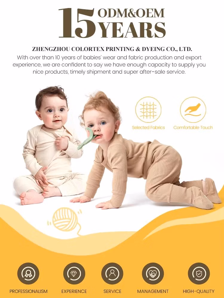 Children&prime;s Clothing Infants and Young Children Onesie Long-Sleeved Footed Crawling Clothes Baby Three Pieces Baby Wear Baby Clothes Kids Wear