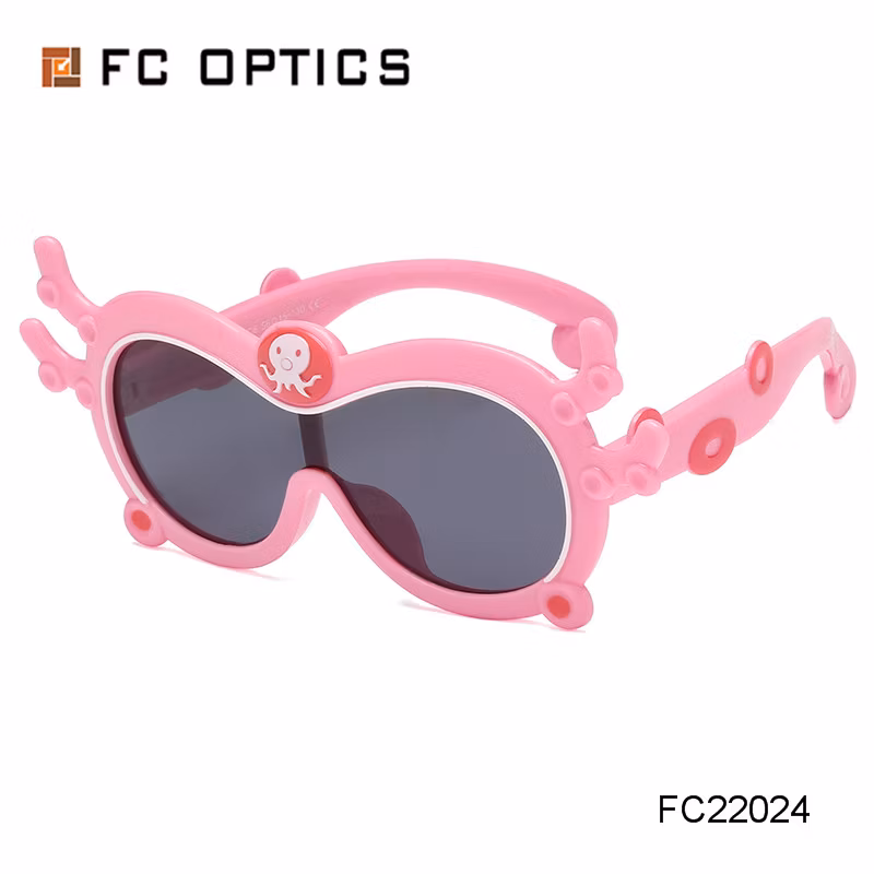 2020 Hot Sale Cute Animal Design Tpee Children Polarized Sunglasses