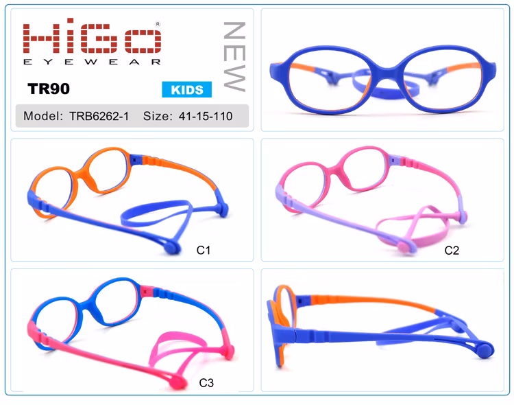 High Quality Tr90 Kids Optical Frame Children Eyeglasses Frame