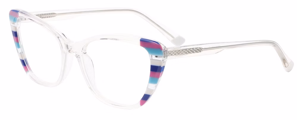Hot Fashion Eyewear Frames Acetate Glasses Frames Cat Eye Eyeglasses Frames 2024