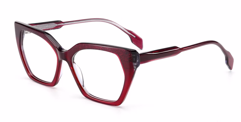 2024 New Arrival OEM High Quality Full Rim Acetate Cat Eye Unisex Optical Frame