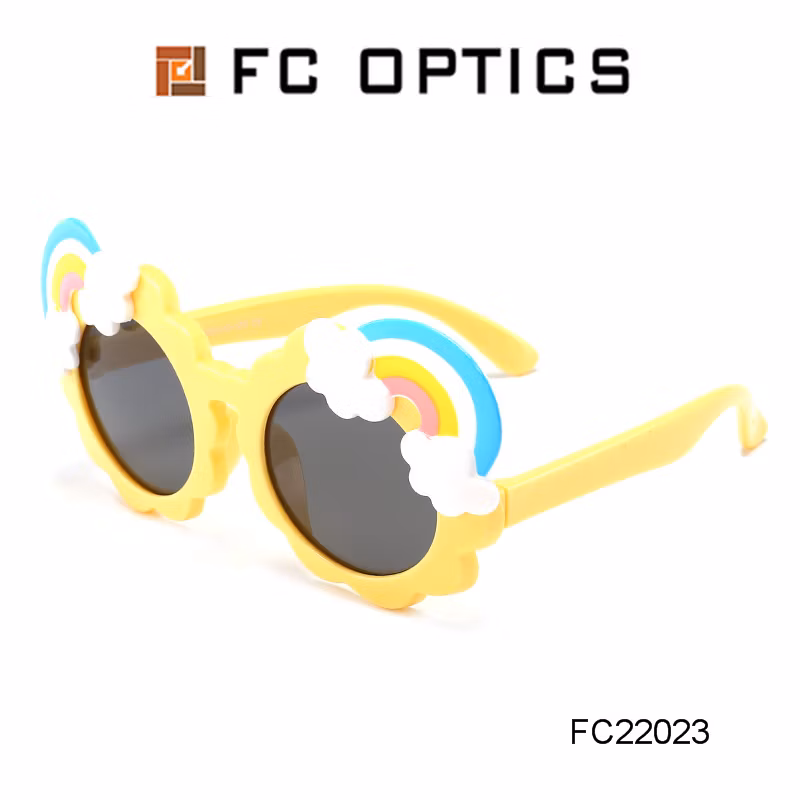 2020 Cute Rainbow Tpee Kids Fashion Sunglasses Polarized