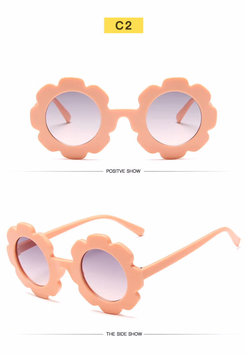 New Fashion Cute Sunflower Sunglasses for Kids