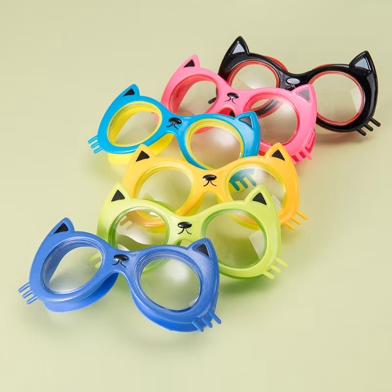 Child Cartoon Pig Swimming Suit Goggles Nose Clip Ear Plugs Case Waterproof No Leaking Anti-Fog Swimming Set for Youth Kids Glasses
