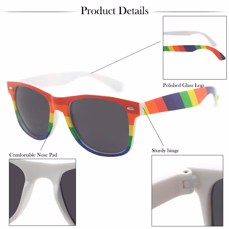Hot Selling Fashion Boy Girl Shade Eyewear Rainbow Children Sunglasses