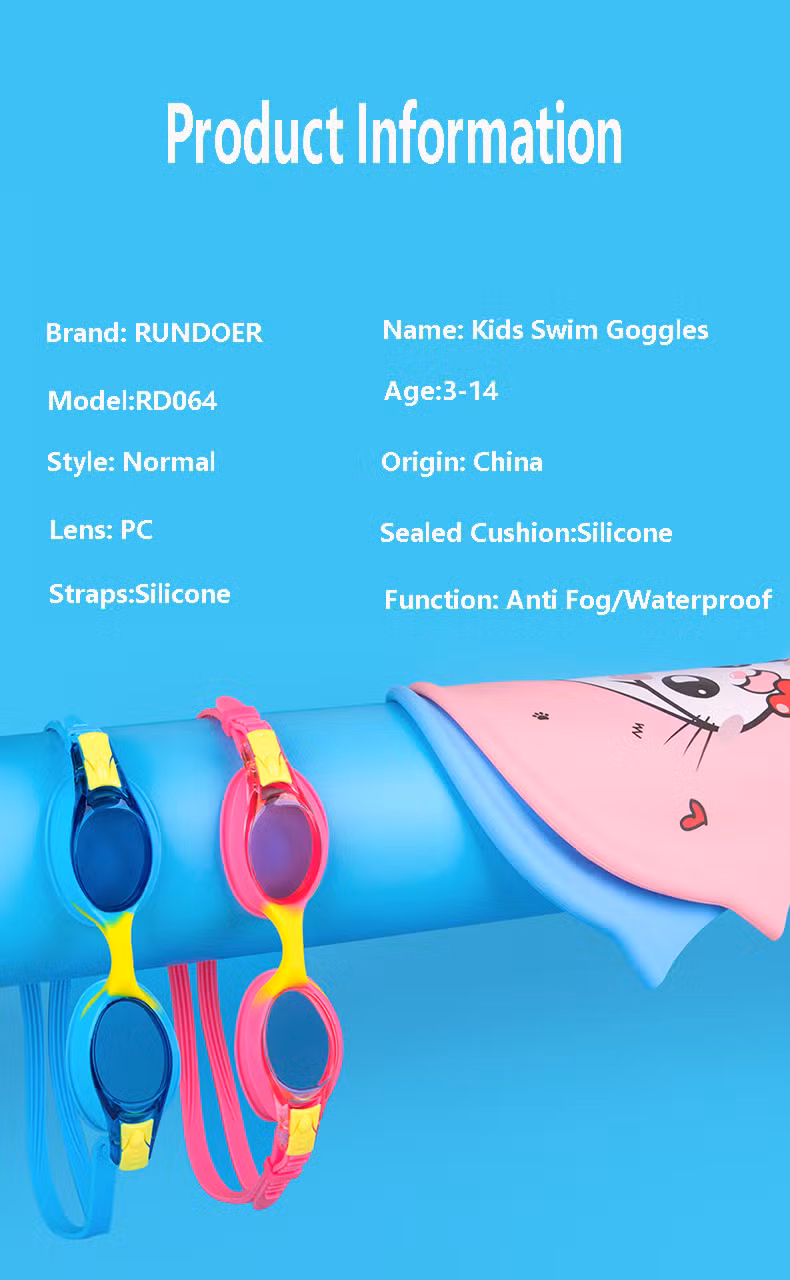 2024 Year Popular Water Recreation Kids High Quality Anti Fog Swimming Goggles Swimming Goggles for Children Waterproof Swim Goggles