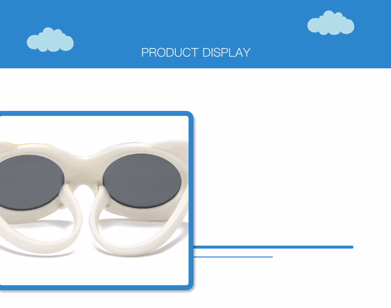 Children&prime;s Sunglasses Cute Baby Cartoon Cartoon Girl Sunglasses Polarized UV Protective Silicone Glasses for Boys and Girls