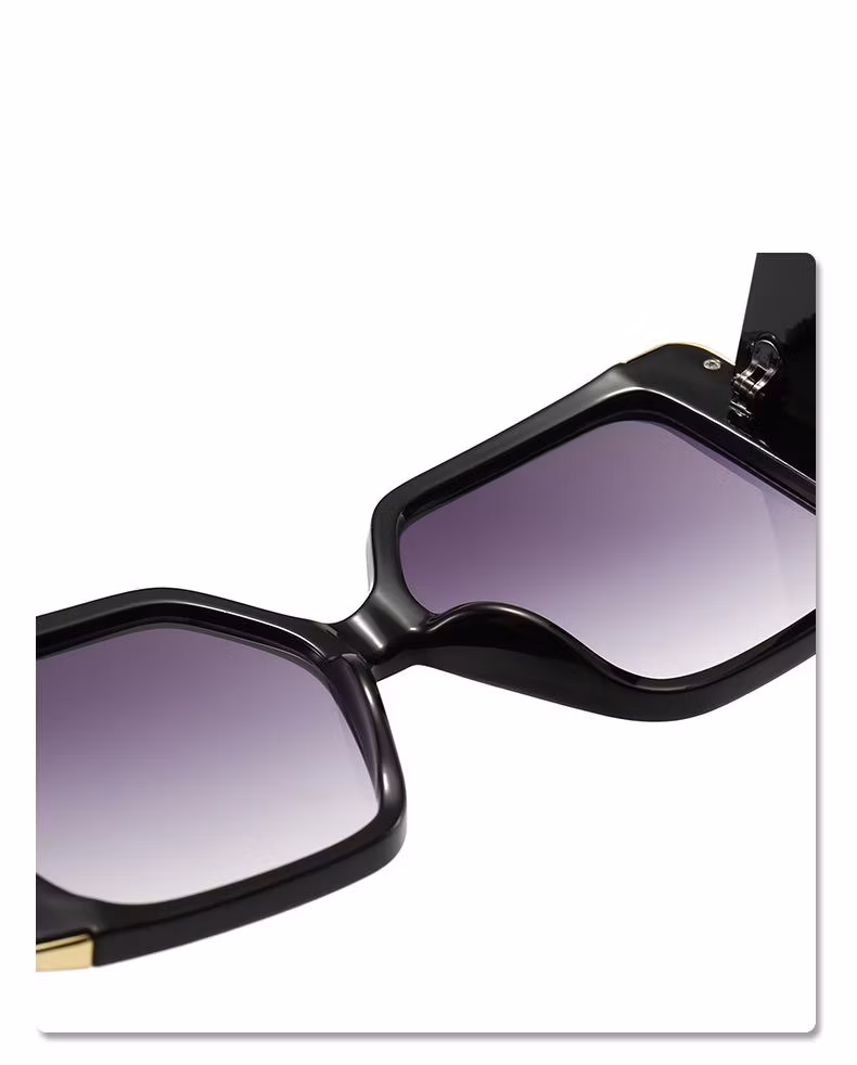 Sunglasses Women Senior Sense Big Frame Gradual Film UV Protection Sunscreen 2024 New Sunglasses Wholesale