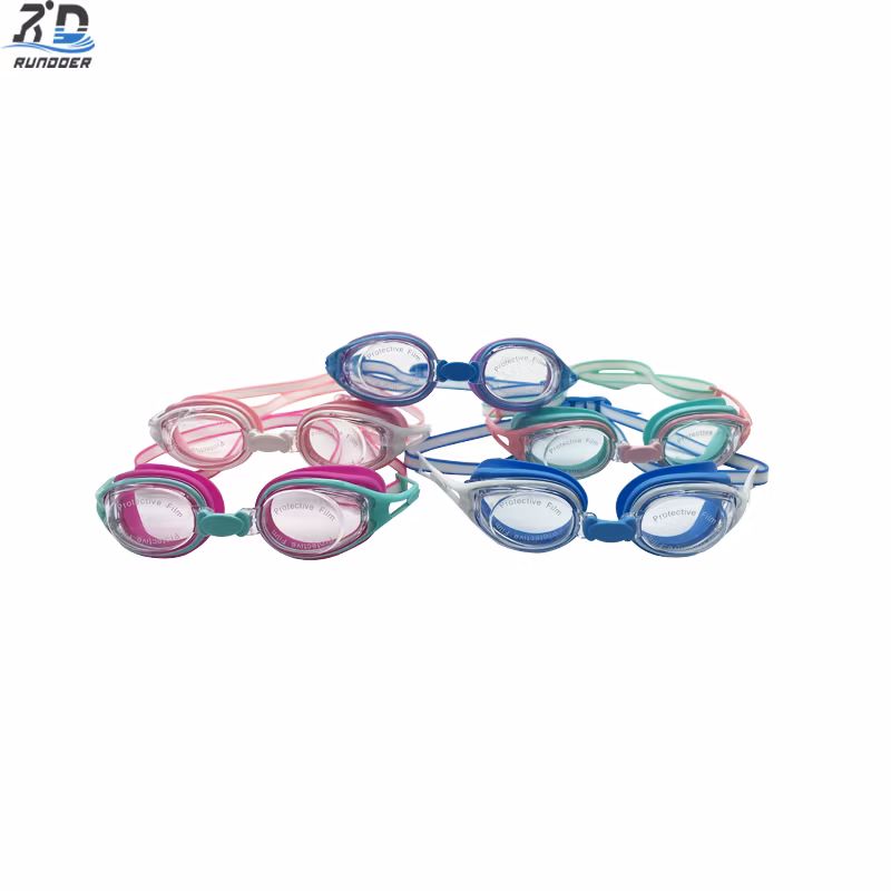 Rd5001 New Kids Waterproof Training Swimming Goggles High Clear View Swim Glasses for Children