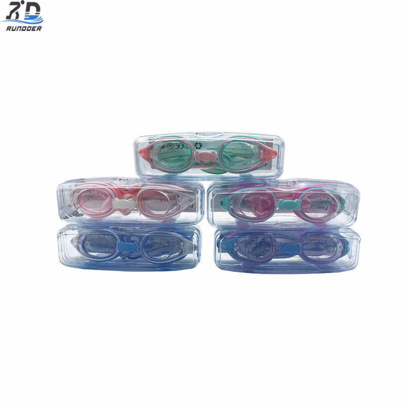 Rd5001 New Kids Waterproof Training Swimming Goggles High Clear View Swim Glasses for Children