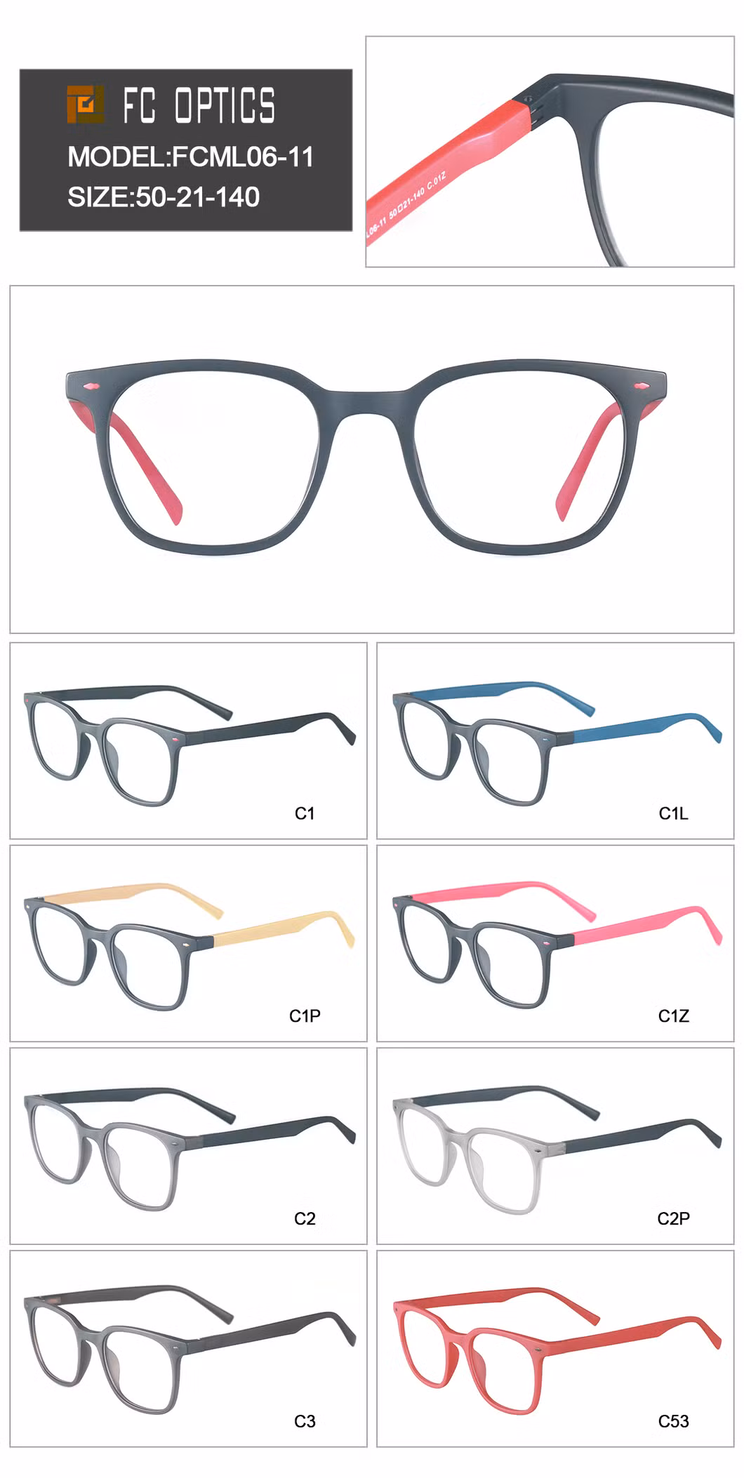 Children Tr90 Myopia Glasses Nice Color Student Optical Glasses Frame