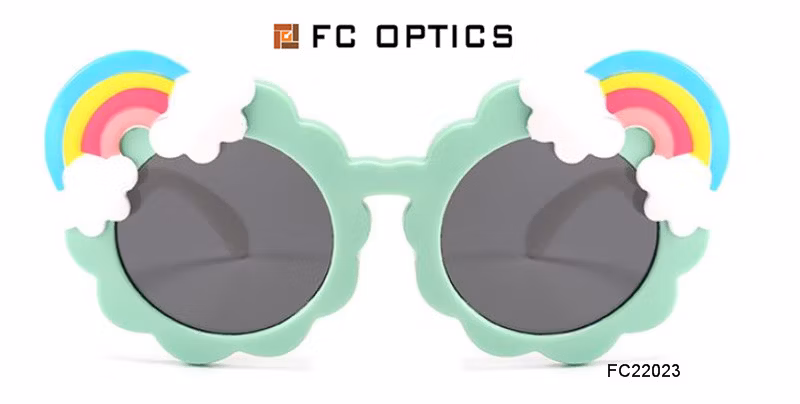 2020 Cute Rainbow Tpee Kids Fashion Sunglasses Polarized