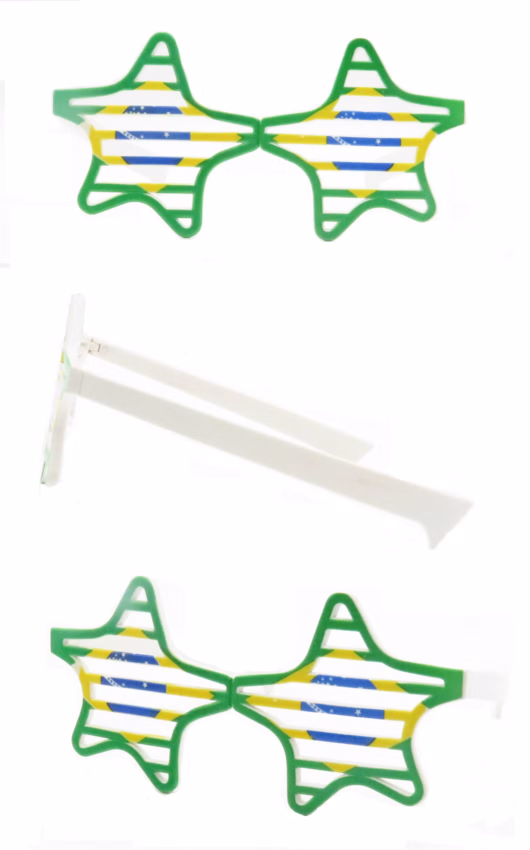 2018 PC Wedding China Factory Price Green Stars Party Sunglasses