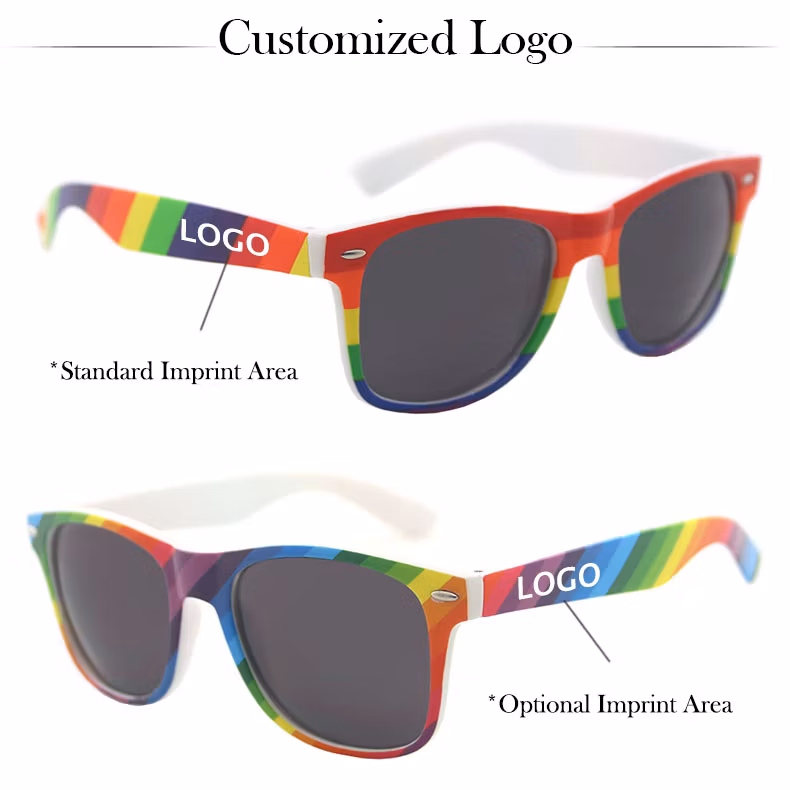 Hot Selling Fashion Boy Girl Shade Eyewear Rainbow Children Sunglasses