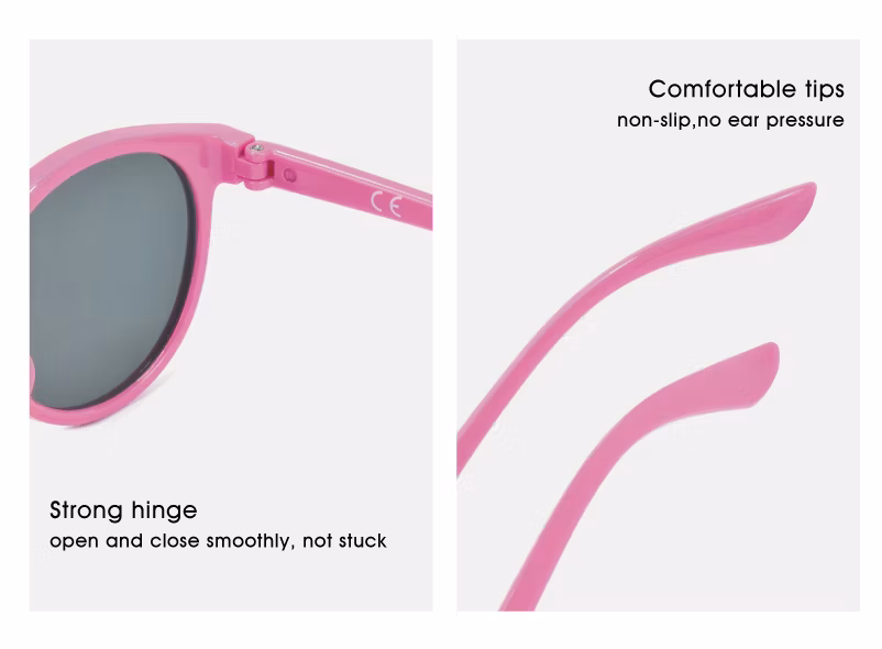 Pilot Optics Kids Round PC Cool Fashion Custom Log Multi Color Sunglasses