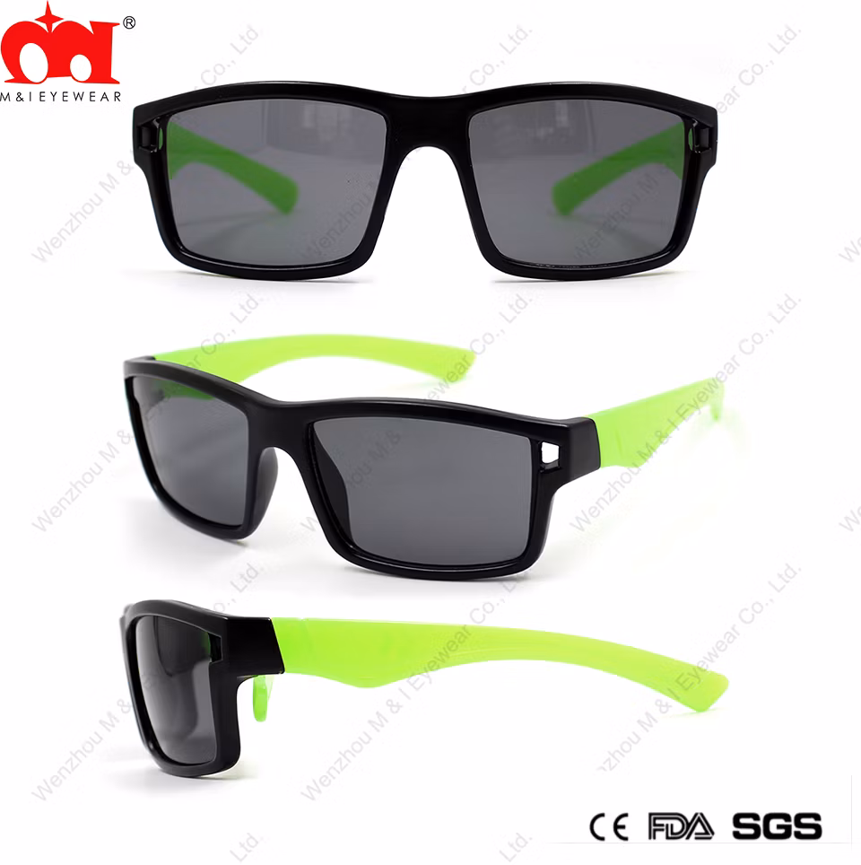 Multicolor High Quality Fashion Rectangle Customized Boy Kids Sunglasses (LT905048)