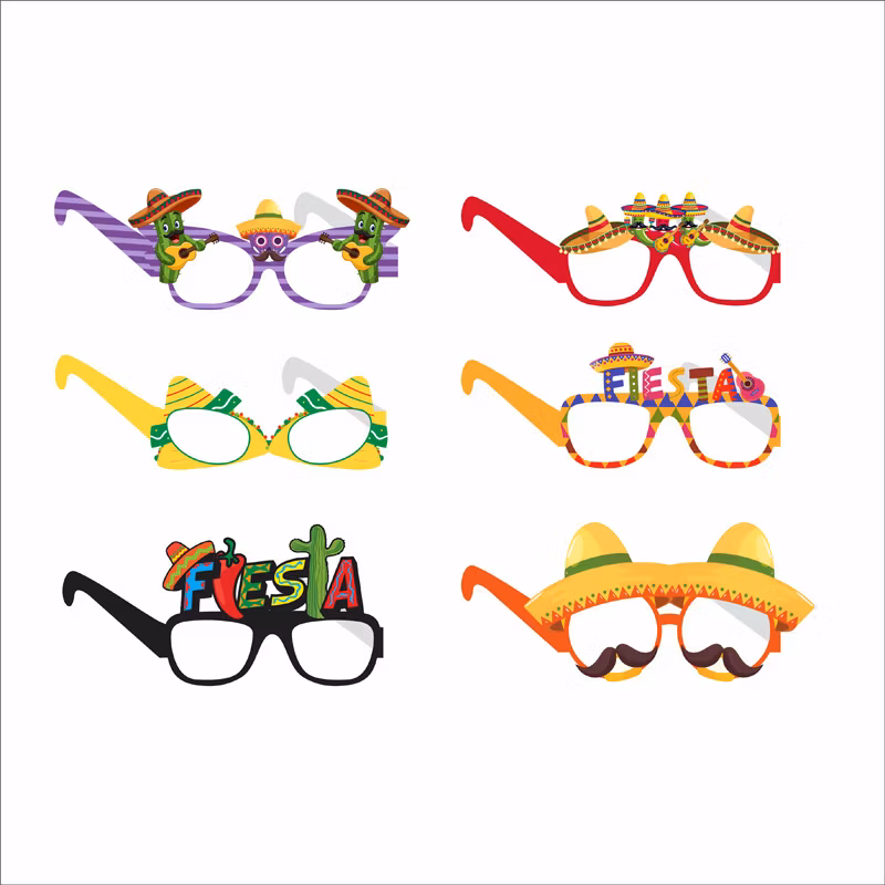 2024 PC Wedding China Factory Price Beer Cheer Party Sunglasses Sp700045