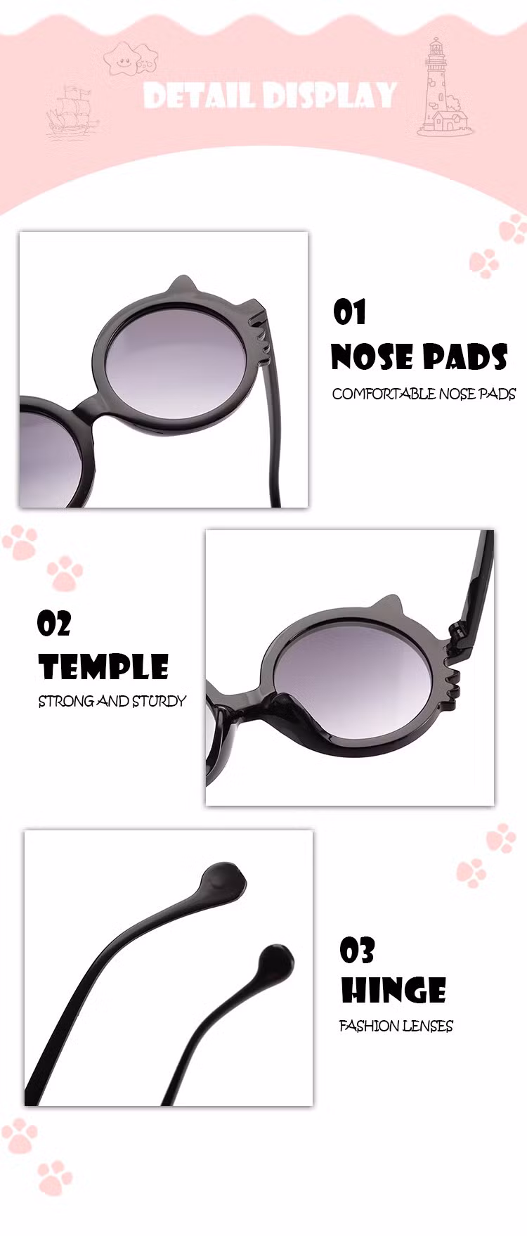 New Fashion Tpee Child Sunglasses with Anti-Ultraviolet UV400 Polarized Lens Sunglasses