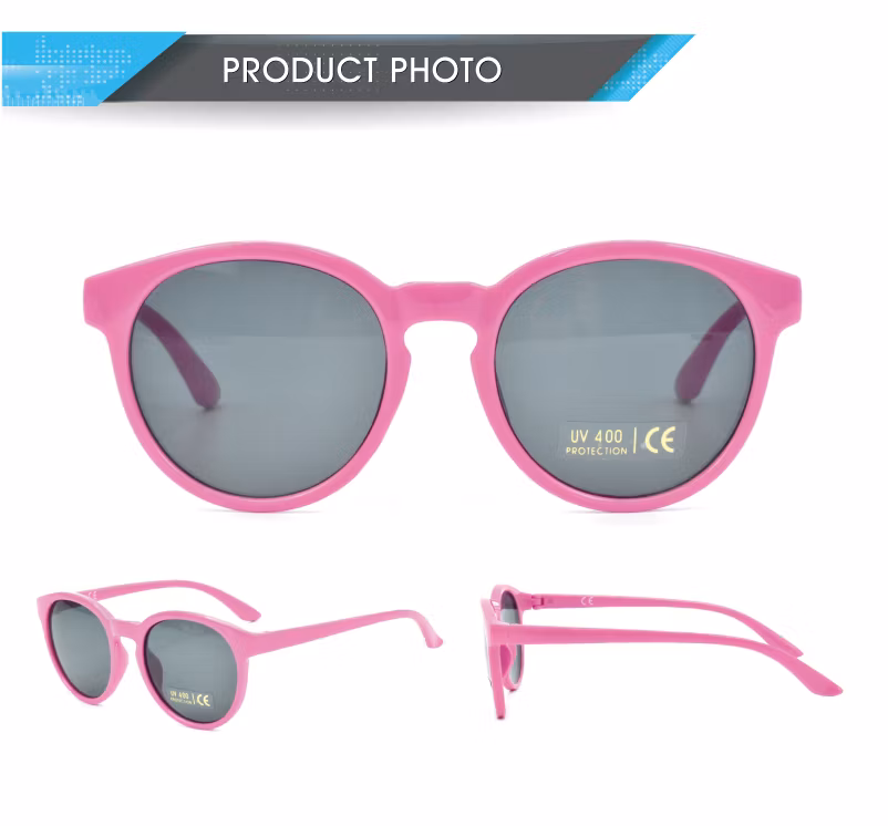 Pilot Optics Kids Round PC Cool Fashion Custom Log Multi Color Sunglasses