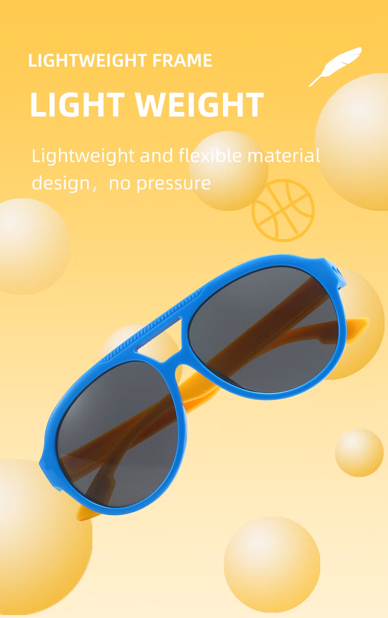 Double Bridge Promotion PC Plastic Kids Sunglasses Custom Logo Sunglasses