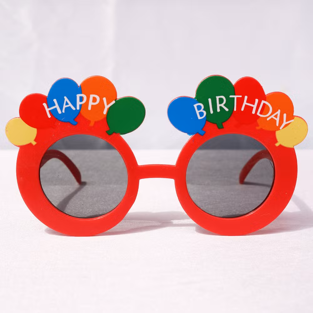 2024 PC Decorative Glasses Disposable Glasses Supplies Wholesale Happy Birthday China Factory Price Party Sunglasses Sp700008