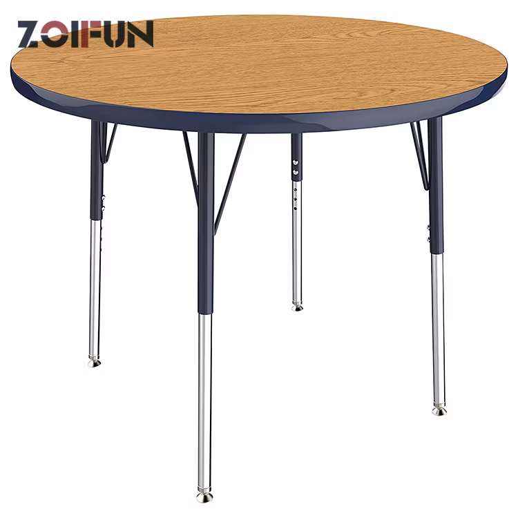 Zoifun Preschool Furniture Daycare Children Study Table Kids Wooden Desk