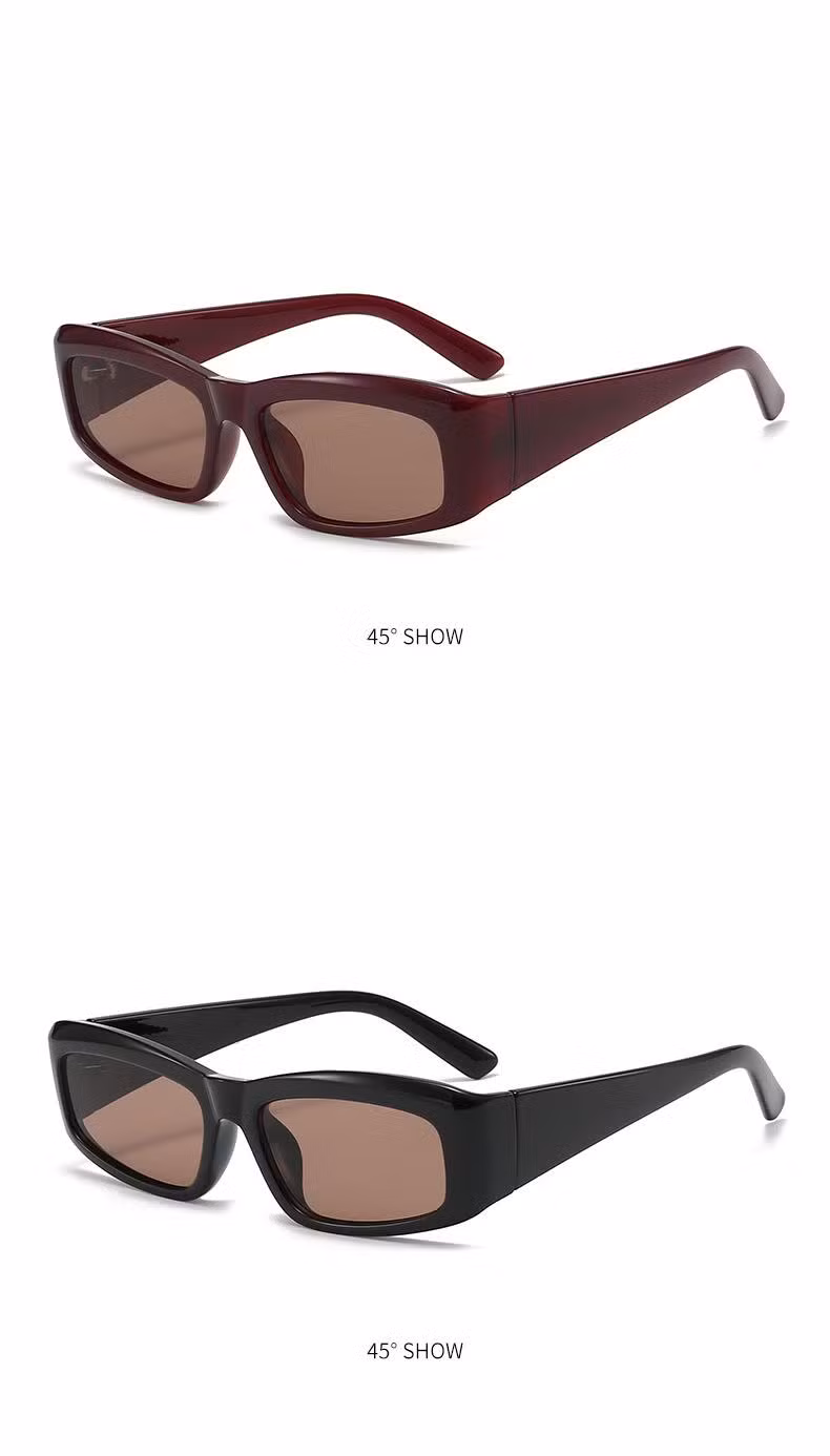 2024 New Popular Small Frame Unisex Fashion UV Sunglasses for Men and Women