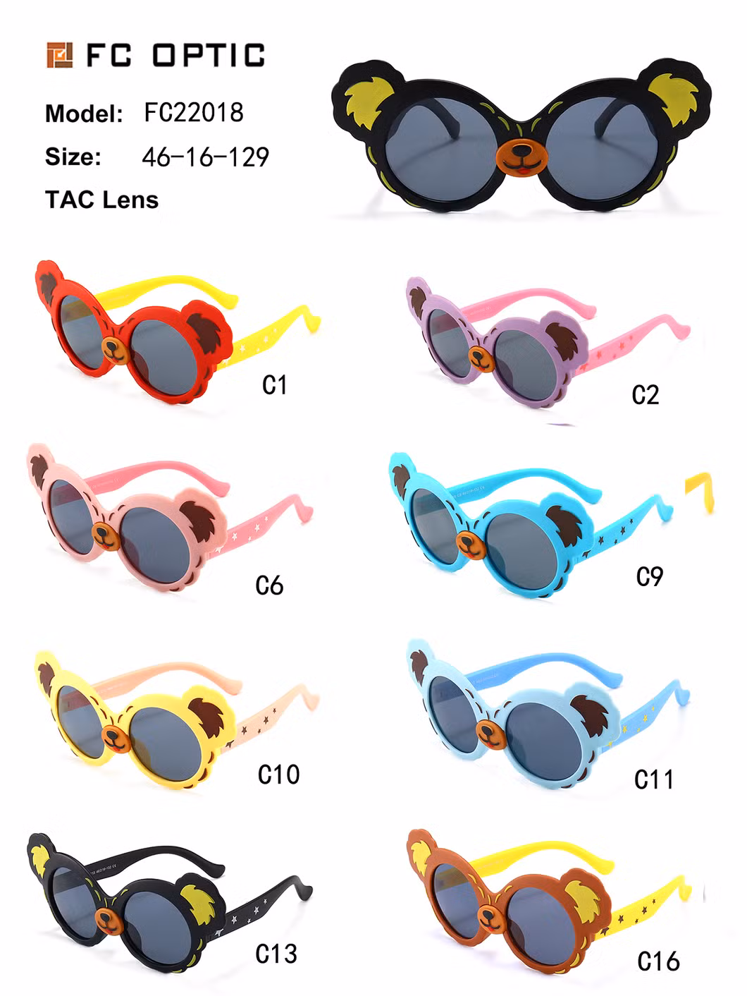 2020 Designer Cute Fashion Kid/Children Polarized Sunglasses