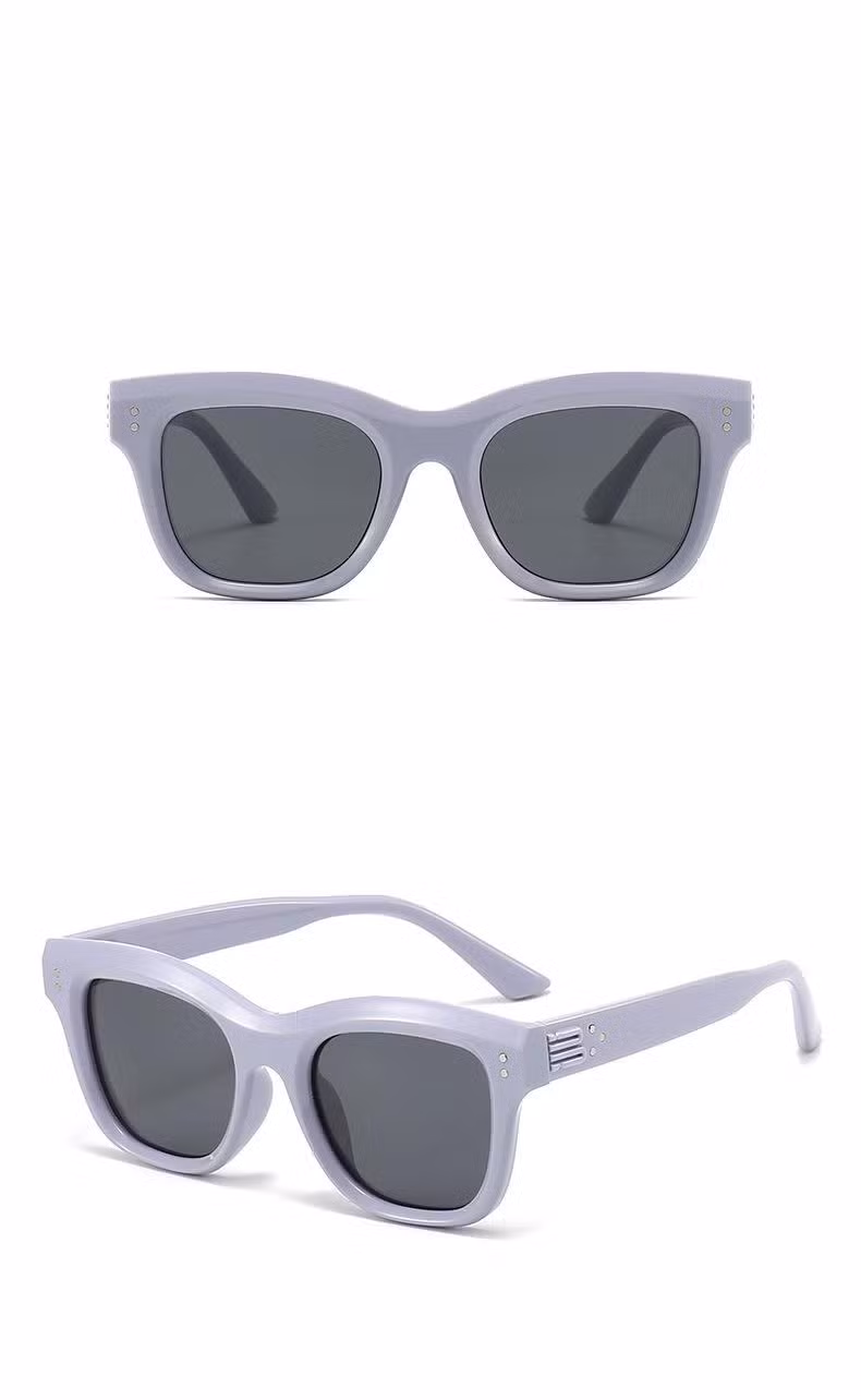High Quality Soft Touch Tpee Material Square Kids Sunglasses with Polarized UV400 CE FDA