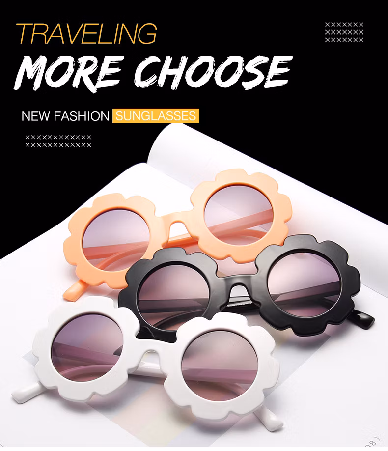 New Fashion Cute Sunflower Sunglasses for Kids