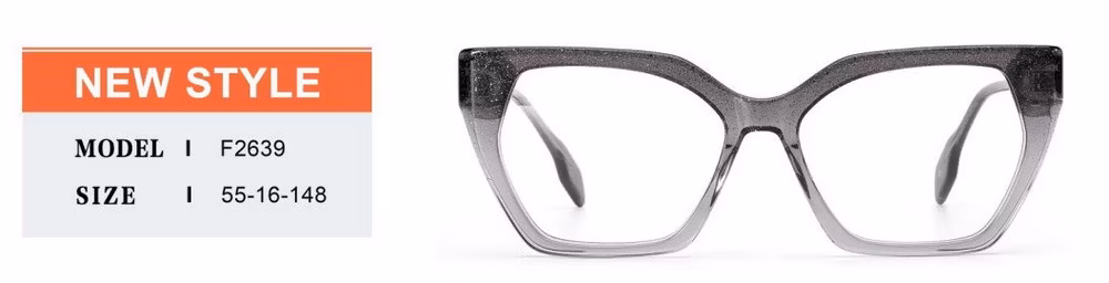 2024 New Arrival OEM High Quality Full Rim Acetate Cat Eye Unisex Optical Frame