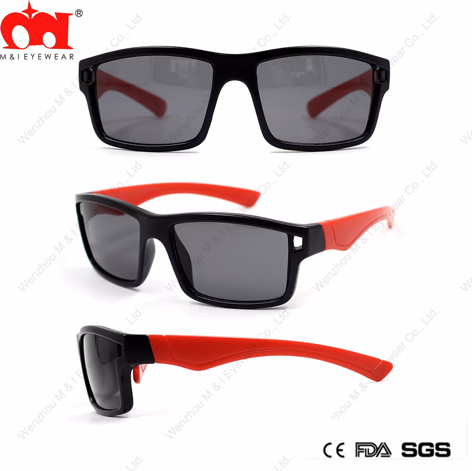 Multicolor High Quality Fashion Rectangle Customized Boy Kids Sunglasses (LT905048)