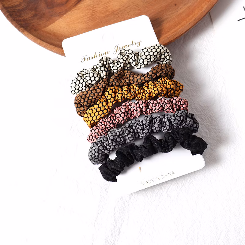 Elastic Silk Satin Scrunchies Set Pack Velvet Scrunchies Hair Decoration Hair Bands for Girls Kids