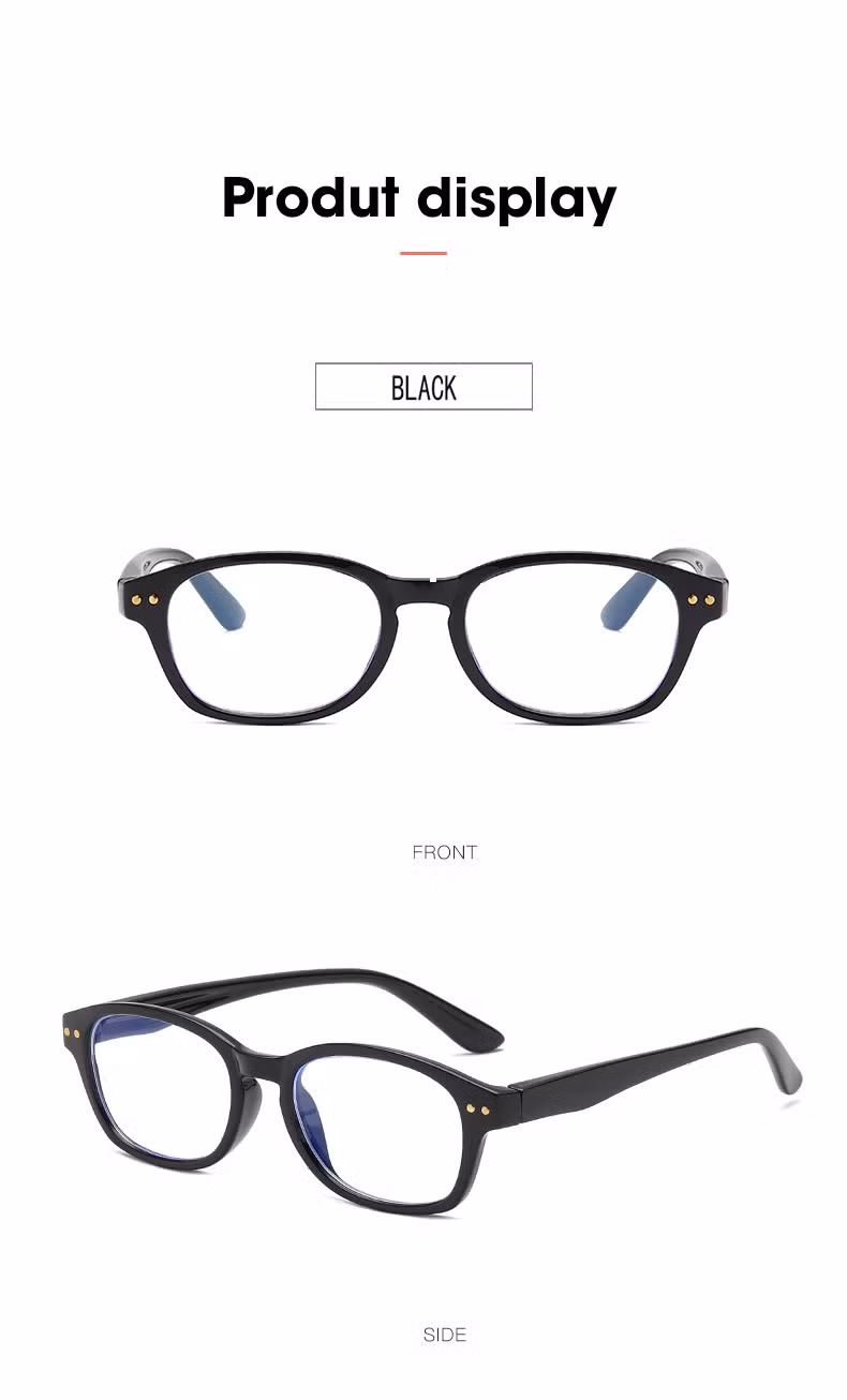 Ready to Ship Round Tr90 Flexible Silicone UV400 Kids Children Computer Anti Blue Light Blocking Glasses for Boys and Girls