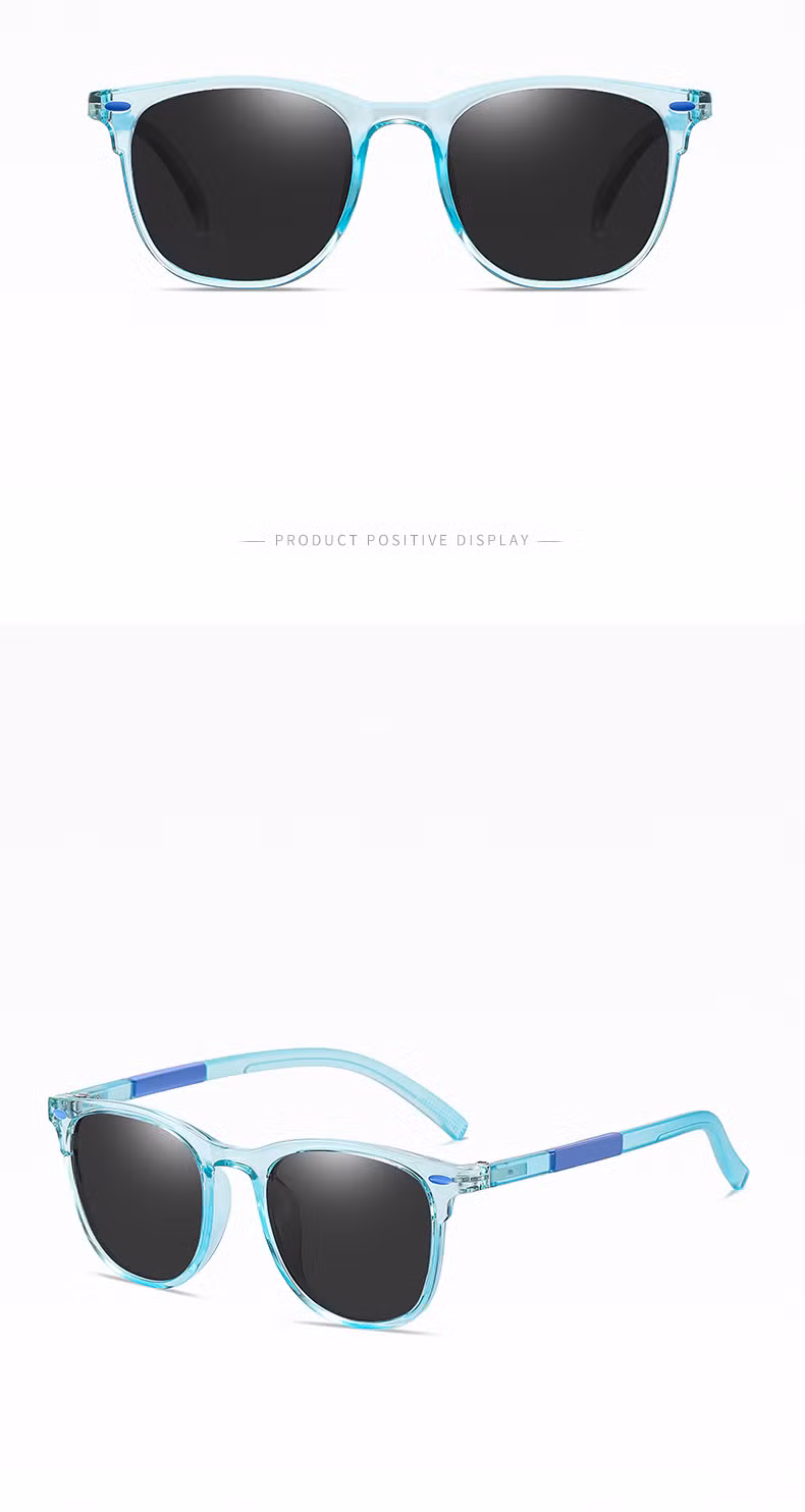 Ready to Ship New Pattern Colorful Tr90 Kids Children Anti Ultraviolet Proof Sunglasses for Boys and Girls Wholesale