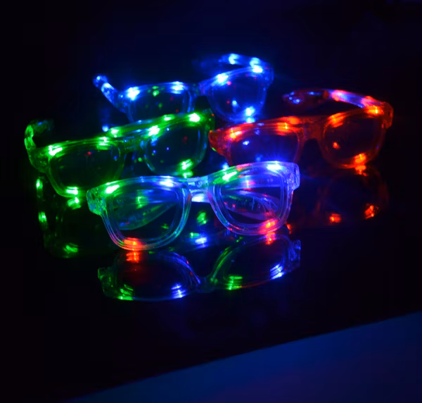Low Price Kids Toys Lights LED Glasses Party Glasses Decoration Blinking Sunglasses
