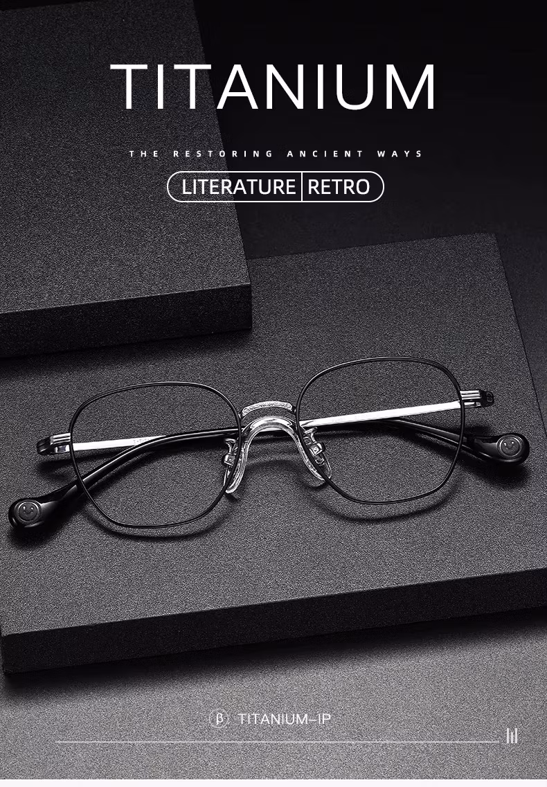 80951 New Simple Child High-End Frame Titanium Glass Optical Frame Original Eyeglass Frames Latest Model
