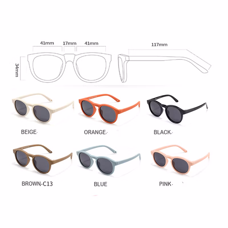 0-3 Years UV400 Protection Unbreakable Polarized Toddler Kids Baby Flexible Kid Boys Girl Sun Glasses Babies Sunglasses