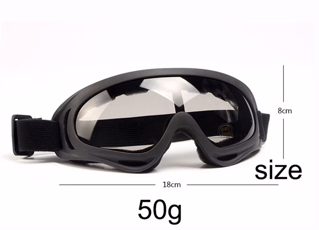 Snowboard Goggles with UV 400 Protection, Ski Goggles, Windproof, Dust-Proof, Anti-Glare Lenses Goggles for Motorcycle Cycling Outdoor Sports Eye-Wear Wyz12922