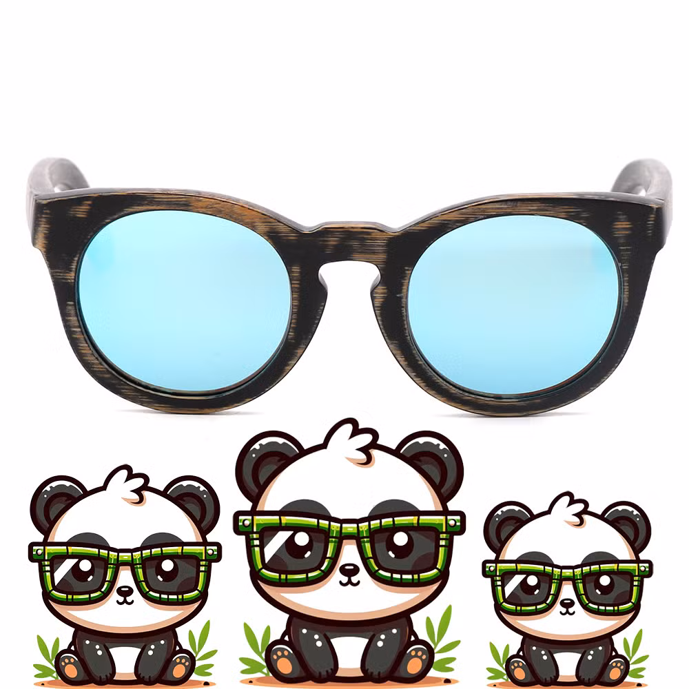 Handmade Bamboo Kids Fashion Eco-Friendly Sunglasses