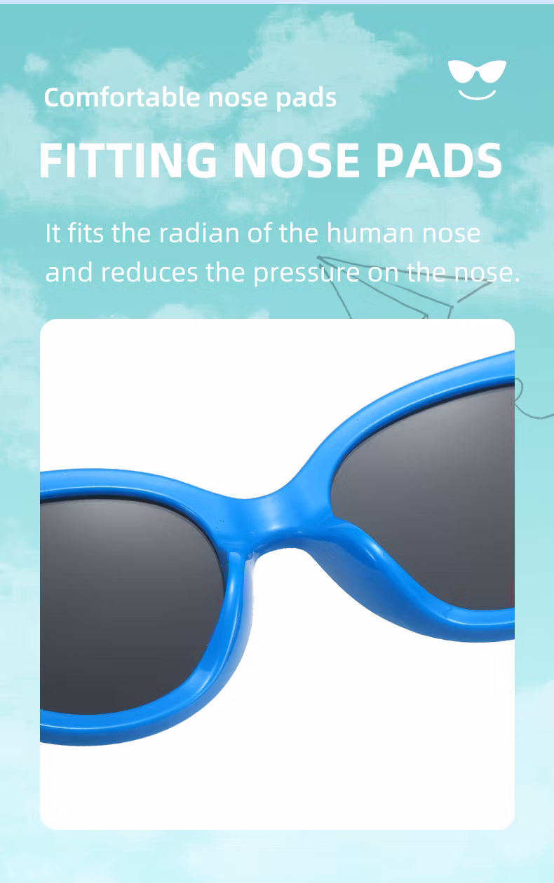 New Kids Eyewear Hot Sale Factory Customized Designer Fashionable Boys Girls Sun Glasses Children Sunglasses