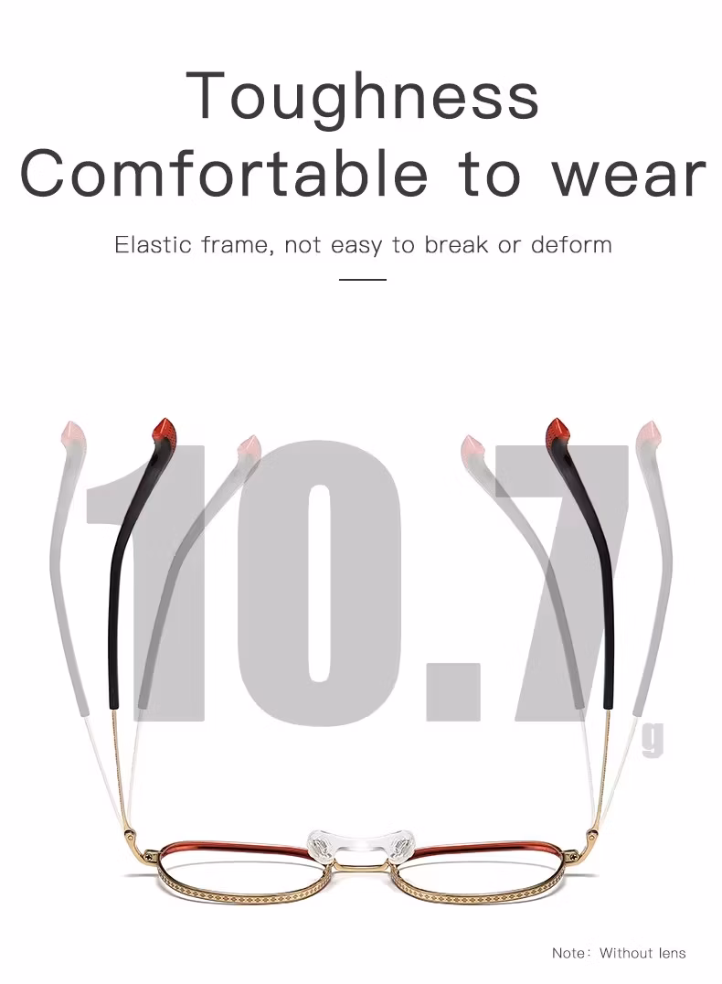 80934 Custom Classic Optical Eyeglasses Ultralight Eyewear Pure Titanium Glasses Frames Rimless Glasses for Child Teenager